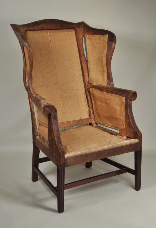 Hepplewhite Mahogany Wing Chair - Inv. #10438