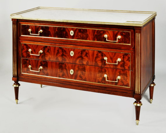 French Directoire Marble Top Commode - Inv. #10684