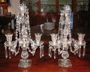 Crystal Lustre Candleabra Group - Inv. #10149