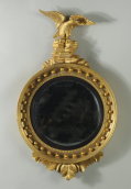 Classical Carved & Gilded Convex Mirror - Inv. #10715